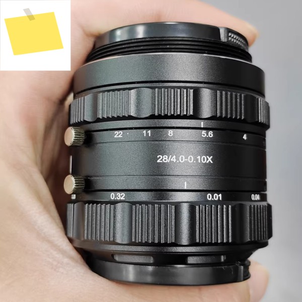 28mm F4.0-0.10X 라인 스캔 렌즈 산업용 제품 이미지
