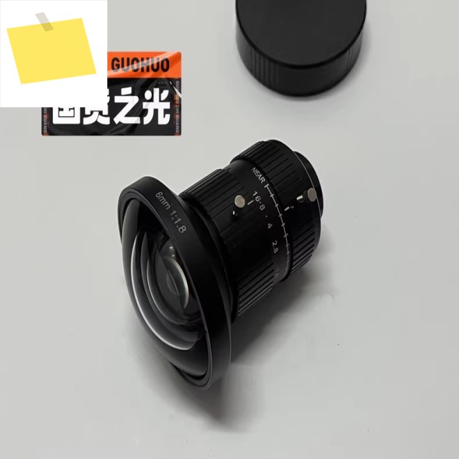 HD 10 메가픽셀 1.1인치 CCD 산업용 카메라 렌즈 FA 고정 초점 광각 C 6mm 상태 양호 제품 이미지