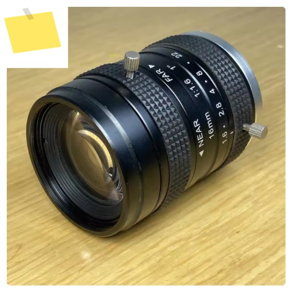8메가 픽셀 MF1616M-8MP 16mm 고정 초점 거리 렌즈 1인치 C 마운트 산업용 상태 양호 제품 이미지