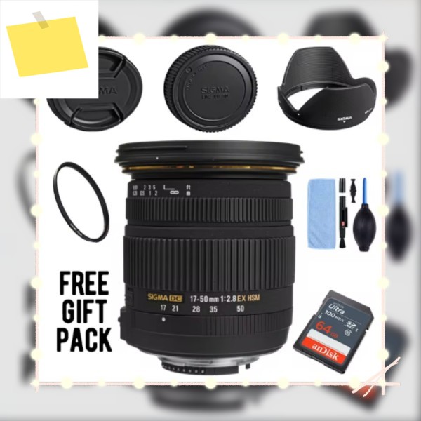 시그마 17-50mm f2.8 EX DC OS HSM FLD 대구경 표준 줌렌즈 캐논, 니콘 호환 제품 이미지