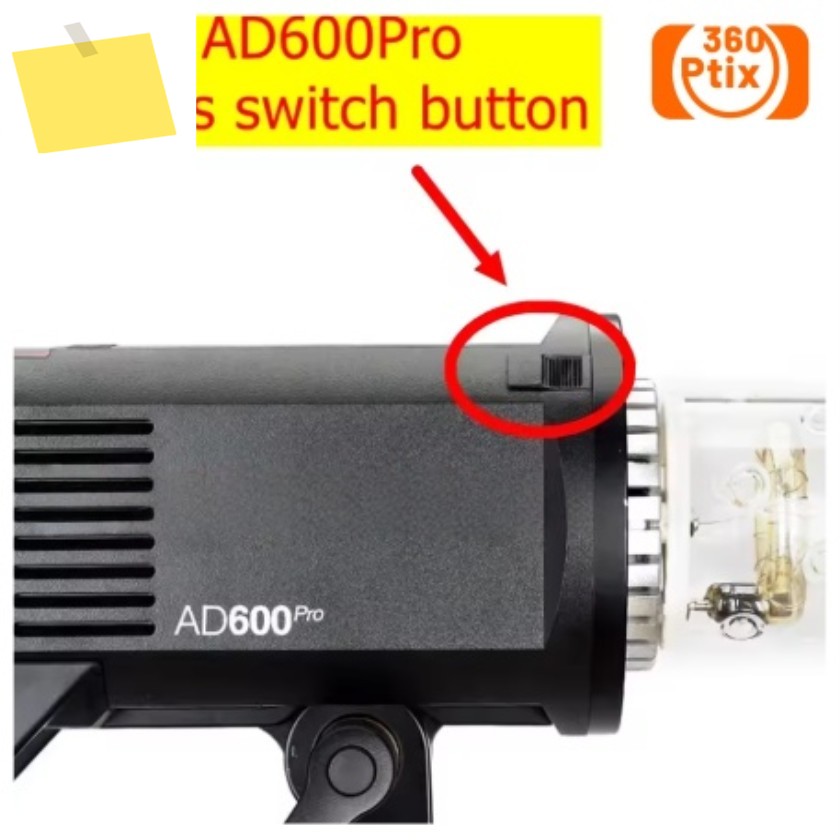 신품 Godox AD600Pro 스위치 토글 잠금 버튼 모디파이어 베이어닛 마운트 Witstro 스튜디오 플래시 스트로브 라이트 SPEEDLIGHT 제품 이미지