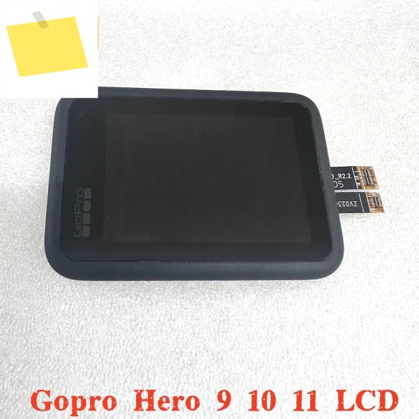 Gopro Hero 9 10 11 LCD 화면 디스플레이 터치 + 뒷면 커버 프레임 수리 교체 부품 용 오리지널 제품 이미지