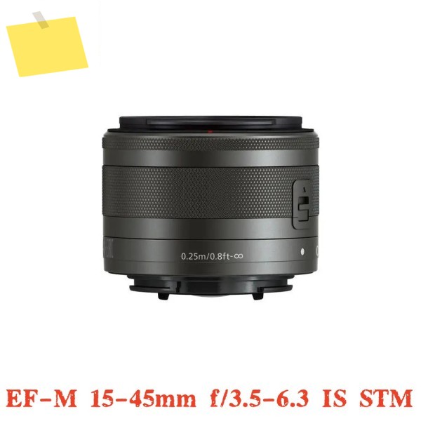 98% 새 상품 정품 EF-M 15-45mm 렌즈 캐논 f3.5-6.3 IS STM M1 M2 M3 M5 M6 카메라용 제품 이미지