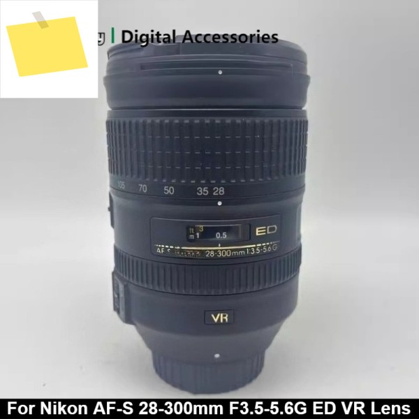 95% 새것과 같은 정품 니콘 AF-S 28-300mm f3.5-5.6G ED VR 렌즈 풀프레임 FX 포맷 줌 제품 이미지