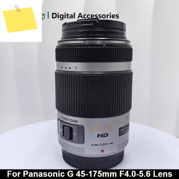 95% 새것 정품 루믹스 G X 바리오 45-175mm F4.0-5.6 ASPH 파워 OIS 렌즈 파나소닉 및 올림푸스 마이크로 포서드 SLR 카메라용 제품 이미지