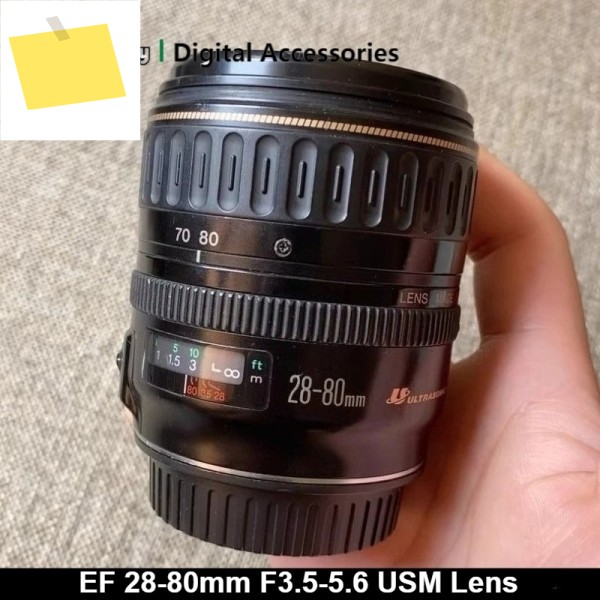 95% 새 상품 정품 EF 28-80mm F3.5-5.6 USM 렌즈 캐논 6D 5D 1DX 키스 카메라용 제품 이미지