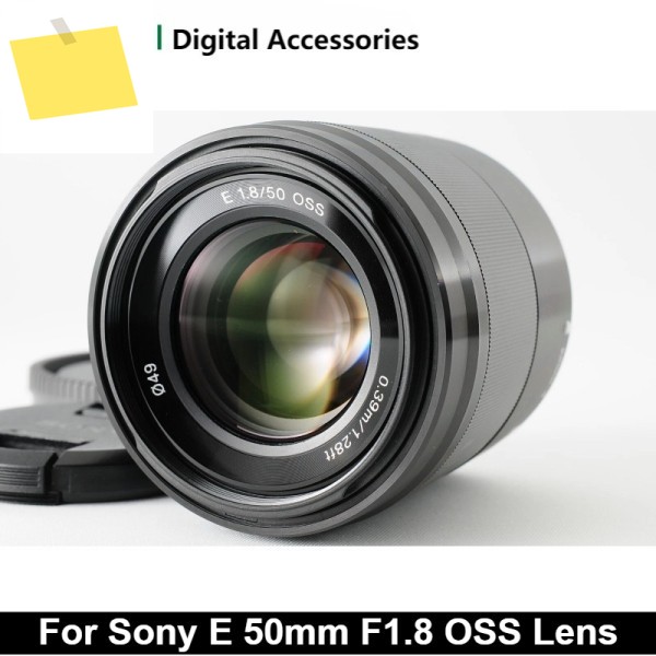 소니 E 50mm F1.8 OSS APS-C 프레임 표준 렌즈 A5000 카메라용 정품 제품 이미지
