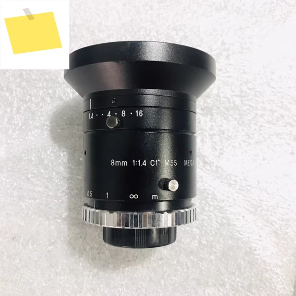 일본 VST 산업용 렌즈 VS-0814H1 고정 초점 거리 8mm C 마운트 1인치 센서 10MP 상태 양호 제품 이미지