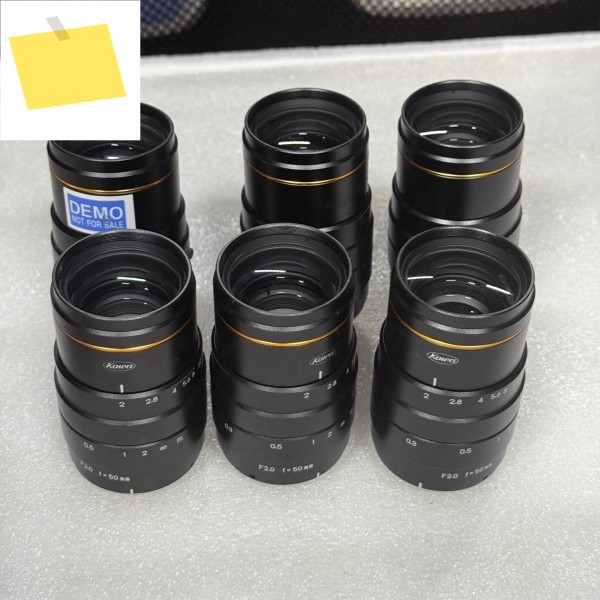 KOWA LM50XCCA-LHE50 산업용 C 렌즈, 고해상도 F2.0 f=50mm, 양호한 상태 제품 이미지