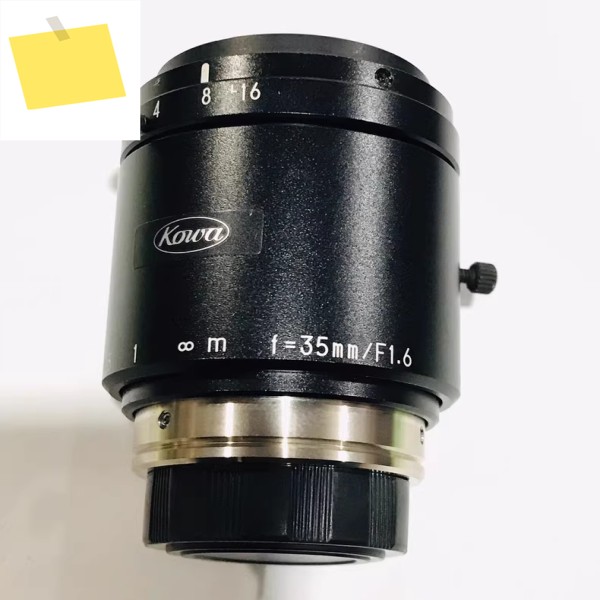 코와 산업용 렌즈 LM35JC5M2 23인치 고정 초점 35mm 5메가픽셀 고화질 C-마운트 상태 양호 제품 이미지