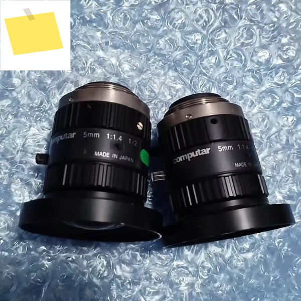 Computar industrial lens, 5mm, 1:1.4 machine vision in good condition 제품 이미지