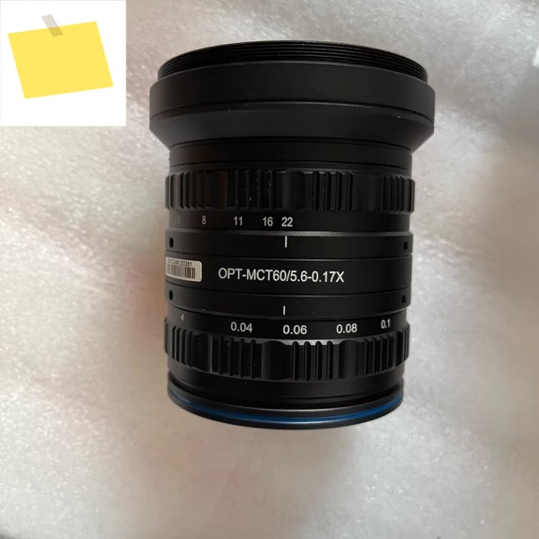 OPT-MCT605.6-0.17X, 8k 라인 스캔 렌즈, 초점 거리 60mm, 조리개 5.6-22 상태 양호 제품 이미지
