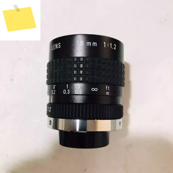 펜탁스 산업용 렌즈 FL-HC0612A-VG, 1.2 조리개, 인치 머신 비전 양호한 상태, 6mm 제품 이미지