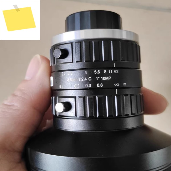 8.5mm 1:2.4 C-마운트 산업용 렌즈, 1인치 10MP 상태 양호 제품 이미지