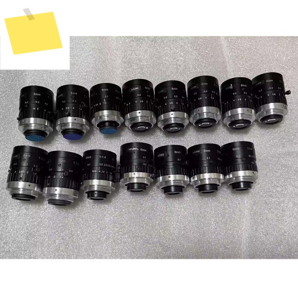 AZURE 산업용 렌즈, 8mm, 1:1.4 머신 비전 양호한 상태 제품 이미지