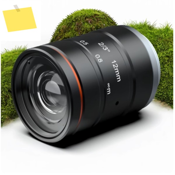 1000만 화소 11.8인치 산업용 카메라 고정 초점 렌즈 조리개 F2.8 C 마운트 고화질 저왜곡 6mm 제품 이미지