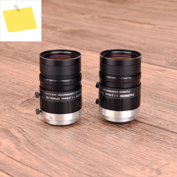 후지논 DF6HA-1B 고정 초점 산업용 렌즈 6mm 1:1.2 필터 없음 상태 양호 제품 이미지