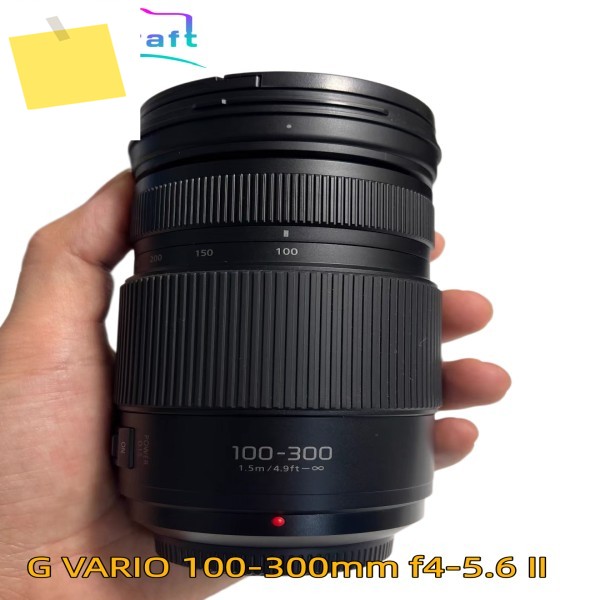 95% 새 상품 정품 G VARIO 100-300mm f4-5.6 II POWER OIS 파나소닉 렌즈용 마이크로 포쓰서드 SLR 카메라 제품 이미지