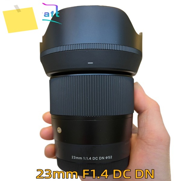 시그마 23mm F1.4 DC DN 컨템포러리 렌즈 APS-C 미러리스 카메라 프라임 95% 새 상품 정품 제품 이미지