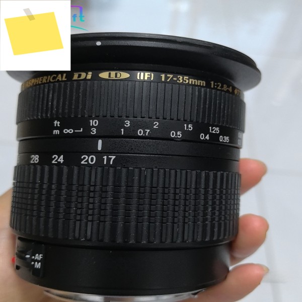 타몬 AF 17-35mm f2.8-4 Di LD 렌즈용 98% 새 SP 제품 이미지