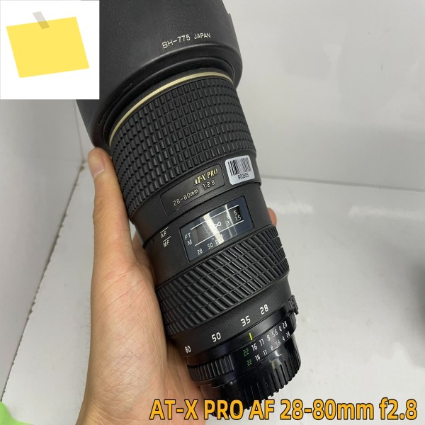 토키나 AT-X PRO AF 28-80mm f2.8 렌즈 니콘 또는 캐논 호환 98% 새 상품 제품 이미지