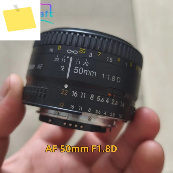 98% 새것과 같은 정품 AF 50mm F1.8 D 인물 사진용 프라임 SLR 렌즈 니콘 D6, D780, Z7 미러리스용 제품 이미지