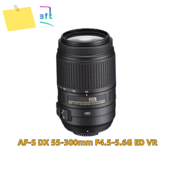 Nikon D3300 SLR 55 자동 초점 망원 줌 렌즈 용 98% 새 원본 AF-S F4.5-5.6G ED VR 제품 이미지