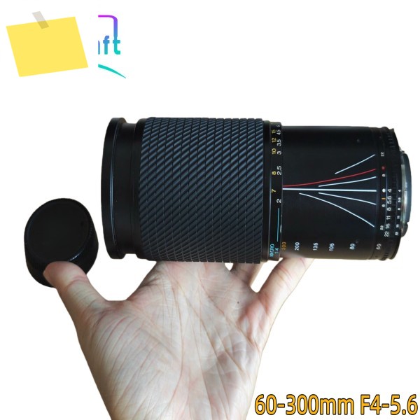 니콘 F-마운트 텔레포토 렌즈용 토키나 60-300mm f4-5.6 90% 새것 제품 이미지