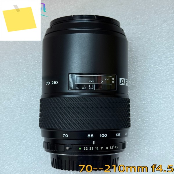 95% 새것 토키나 70-210mm f4.5 PK 마운트 자동 초점 렌즈 펜탁스 카메라용 사용 가능 제품 이미지