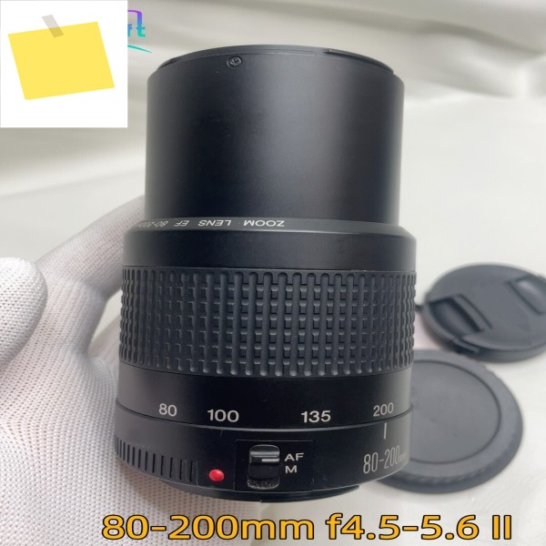 95% 새것 80-200mm f4.5-5.6 II 렌즈는 민감한 자동 초점과 부드러운 줌 기능을 갖추고 있습니다. 캐논 제품 이미지