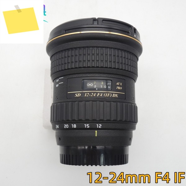 95% 새 제품 토키나 12-24mm F4 IF DX 렌즈 니콘 D3100 캐논 12 24 제품 이미지