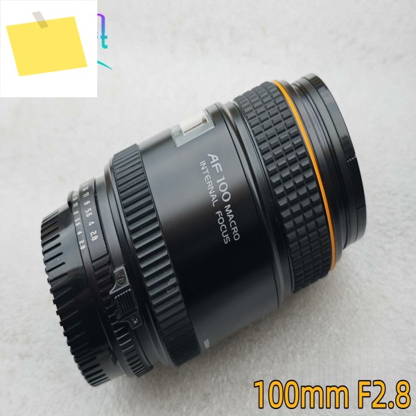 95% 새것과 같은 토키나 AF 100mm f2.8 매크로 AT-X M100AFIF DSLR 렌즈 고정 초점 인물 사진용 제품 이미지