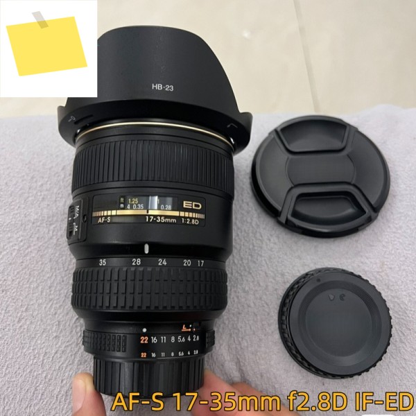 98% 새것 17-35mm f2.8D IF-ED AF-S 니코르 렌즈 골드 링 광각 니콘용 제품 이미지
