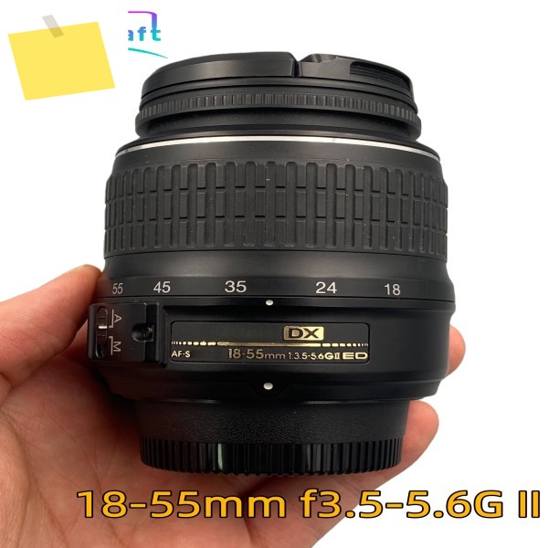 95% 새 제품 정품 AF-S DX 18-55mm f3.5-5.6G VR II 렌즈 니콘 줌 제품 이미지