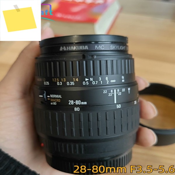 95% 새것 28-80mm f3.5-5.6 자동 초점 렌즈 매크로 기능 포함 소니 A-마운트 시그마용 제품 이미지