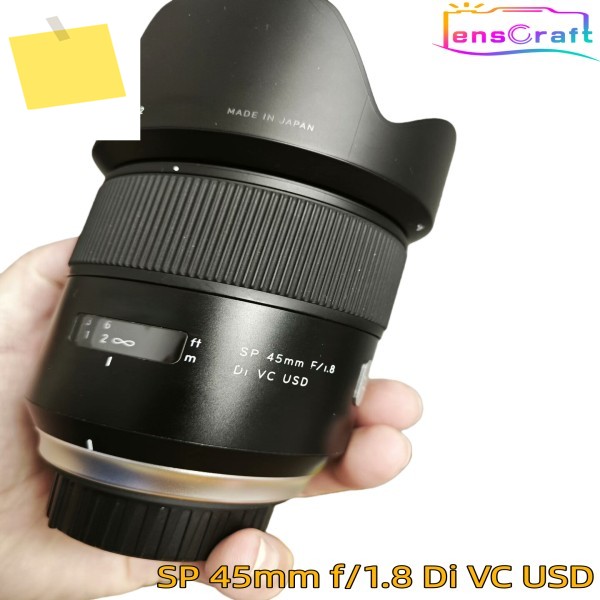 98% 새 상품 SP 45mm f1.8 Di VC USD 렌즈 니콘 F 마운트용 캐논 E 모델 F013 탐론 중고 제품 이미지