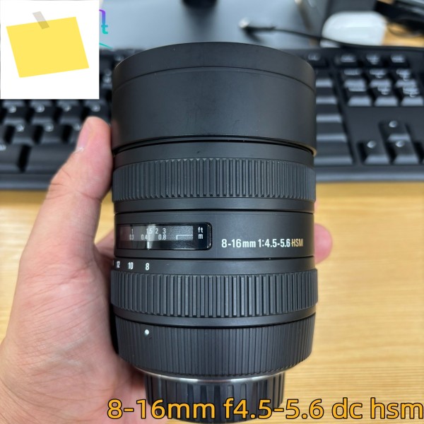 98% 새것 8-16mm f4.5-5.6 dc hsm 카메라 렌즈 시그마용 제품 이미지