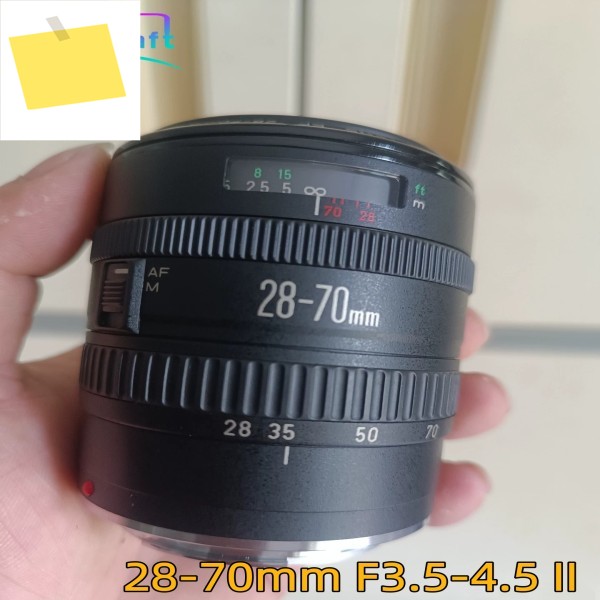 캐논용 95% EF 28-70mm f3.5-4.5 II 렌즈 마운트 풀프레임APS-C DSLR 카메라 제품 이미지