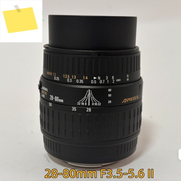 90% 새것 28-80mm f3.5-5.6 II 매크로 렌즈 SA 마운트, 기능 포함, 시그마용 제품 이미지