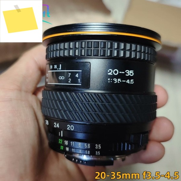 Tokina 20-35mm 1:3.5-4.5 자동 초점 렌즈 Nikon 용 광각 98% 새 원본 제품 이미지