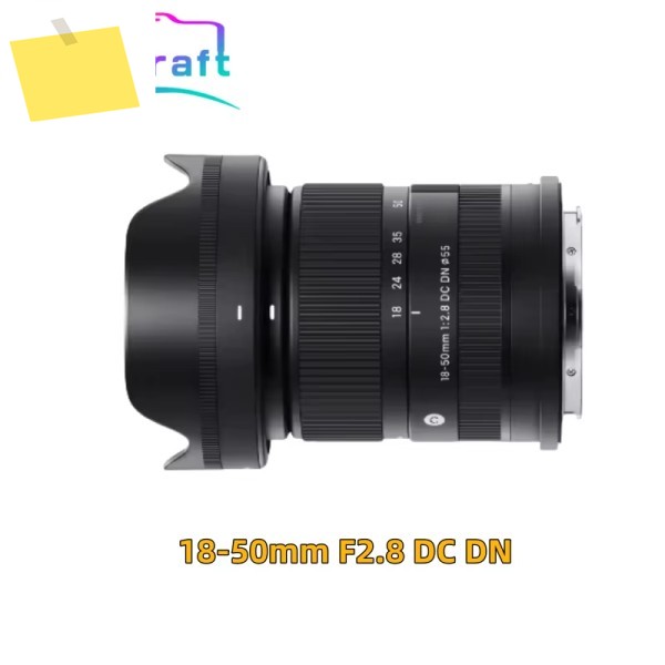98% 새것 18-50mm F2.8 DC DN 컨템포러리 APS-C 미러리스 카메라 렌즈 광각 줌 소니 E 마운트 ZVE10 시그마용 제품 이미지