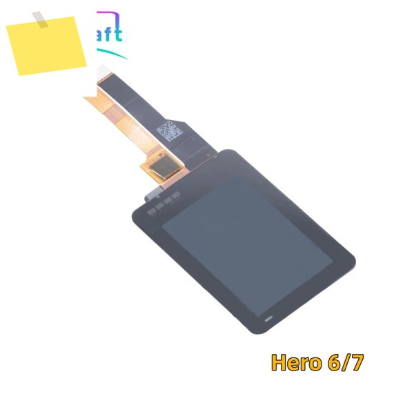 Gopro Hero 6 7 실버 및 블랙 버전용 새 원본 교체 부품 터치 수리 기능이 있는 LCD 디스플레이 화면 제품 이미지