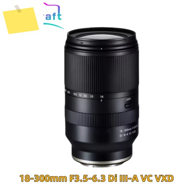 98% 새 상품 18-300mm F3.5-6.3 Di III-A VC VXD APS-C 미러리스 카메라 광각 줌 렌즈 소니 E 마운트 ZVE10, 탐론 A6700 호환 제품 이미지