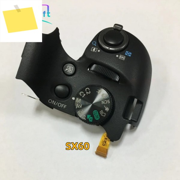 Canon PowerShot SX60 HS 상단 커버 모드 턴테이블 셔터 버튼 전원 스위치 유닛용 수리 부품 새 원본 제품 이미지
