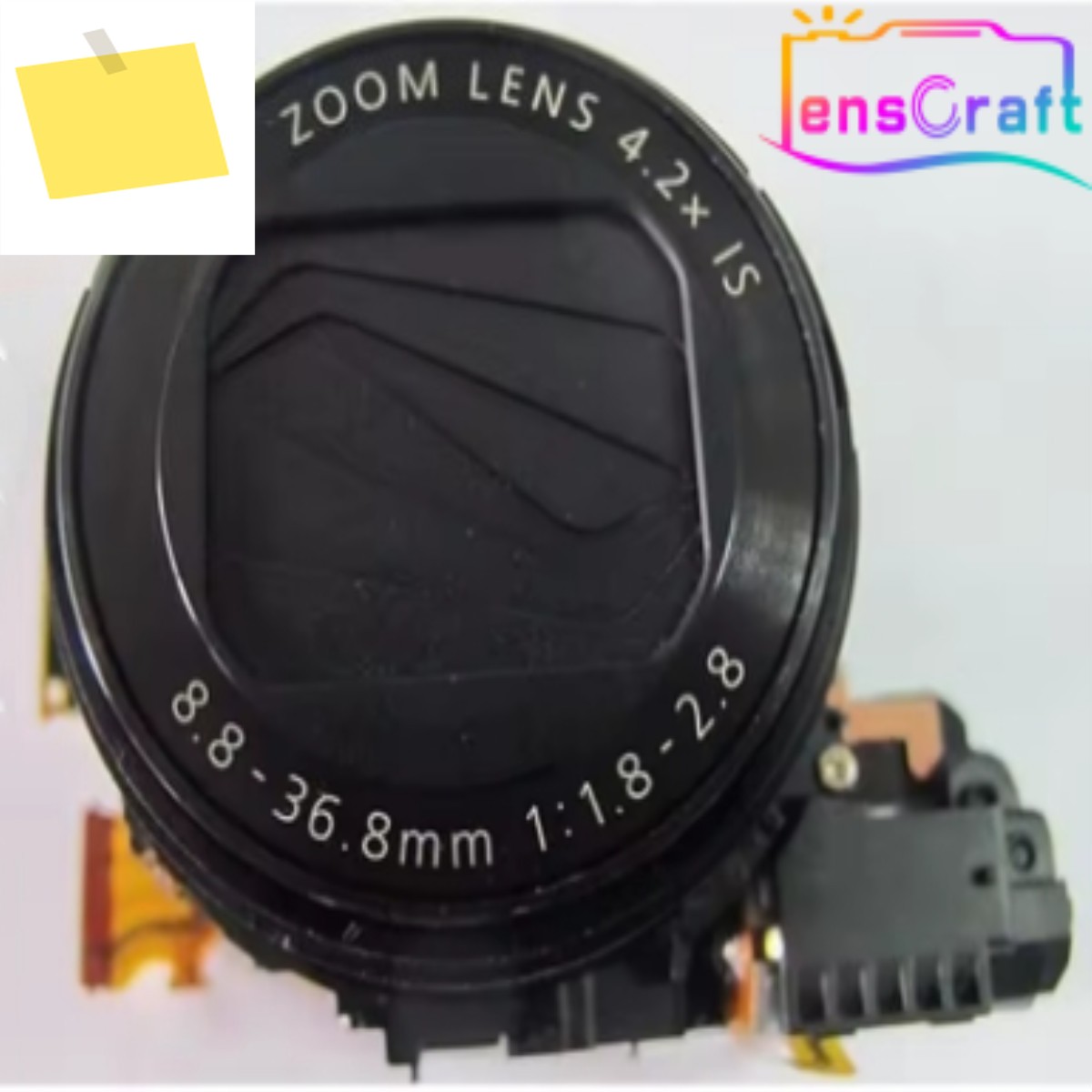 Canon G7X Mark II ZOOM 디지털 카메라 수리 부품용 CCD가 포함된 테스트 OK 렌즈 제품 이미지