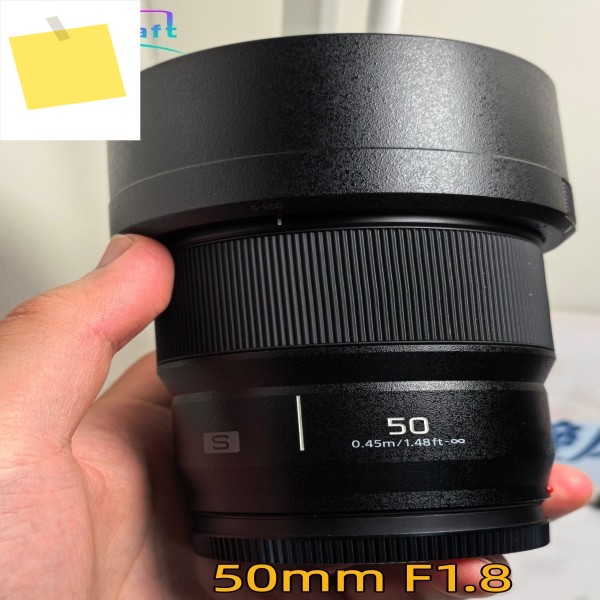 99% 새것 50mm f1.8 루믹스 S용 파나소닉 렌즈 제품 이미지