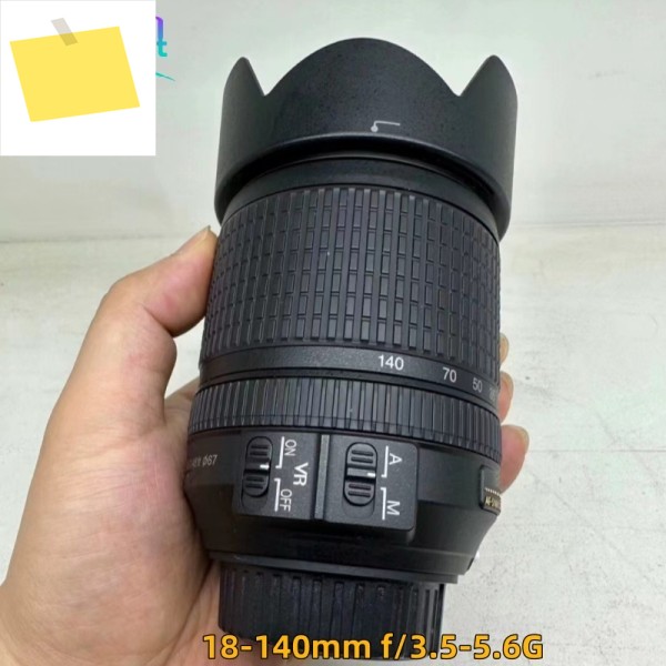 니콘 SLR 카메라용 18-140mm f3.5-5.6G ED VR 렌즈, 98% 새 상품, AF-S DX 제품 이미지