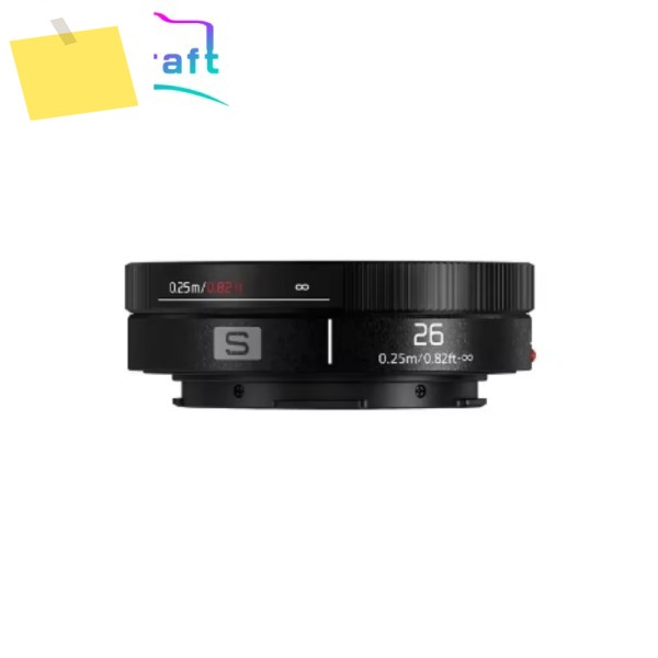 파나소닉 루믹스 S9 S5 S1 카메라 L 마운트 시스템용 싱글 포커스 렌즈 R 26mm f8 S-R26 씬 비스킷 제품 이미지