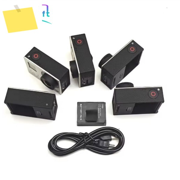 GoPro HERO 3+ Hero3 실버 블랙 에디션 액션 스포츠 카메라 액세서리 배터리 충전 데이터 케이블 수리 부품 세트 제품 이미지