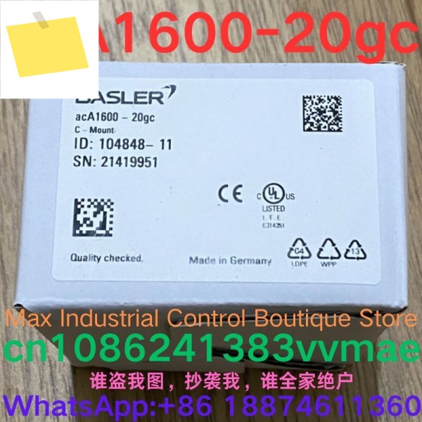 신품 산업용 카메라 acA1600-20gc 제품 이미지